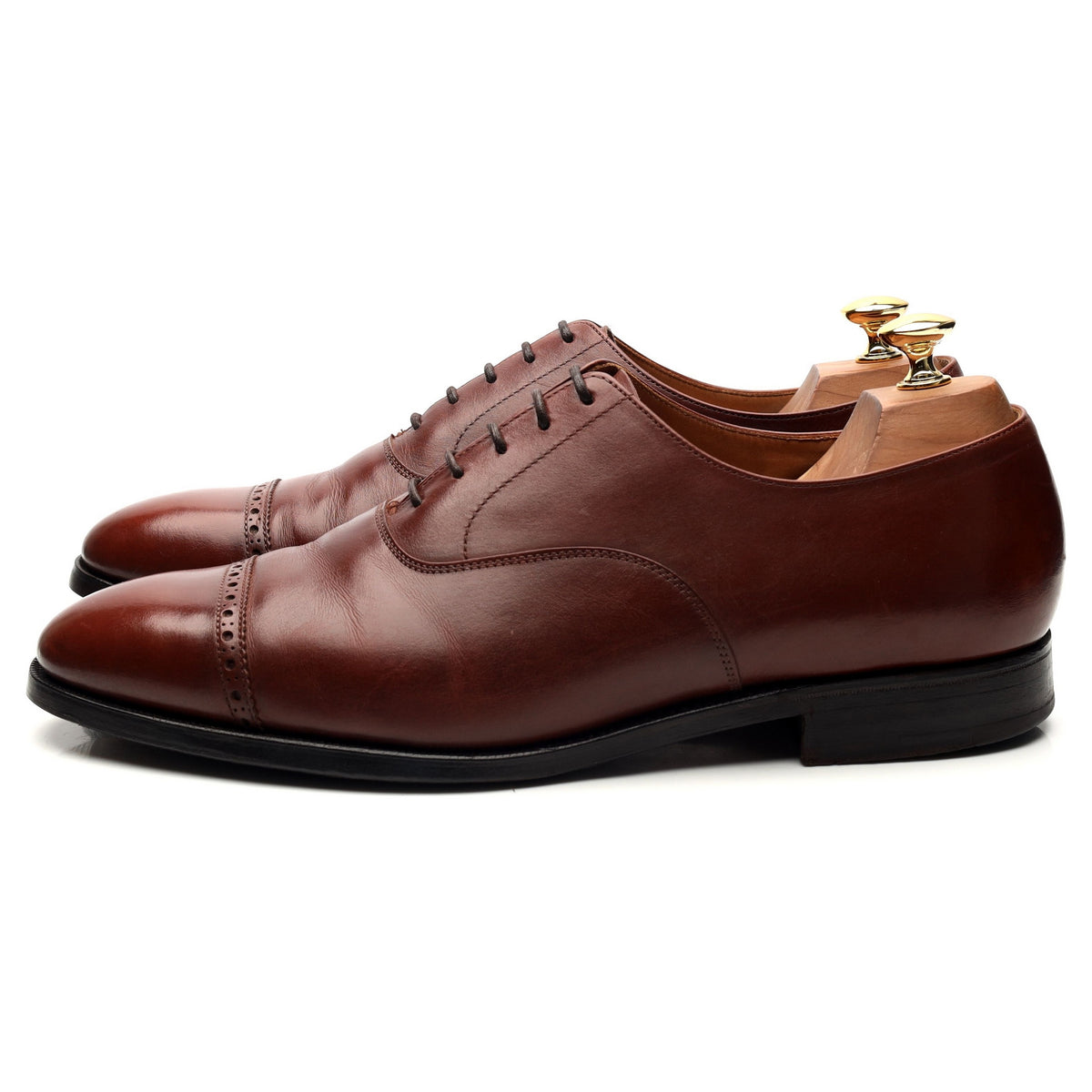 New &amp; Lingwood &#39;Arundel&#39; Tan Brown Leather Oxford UK 10 E