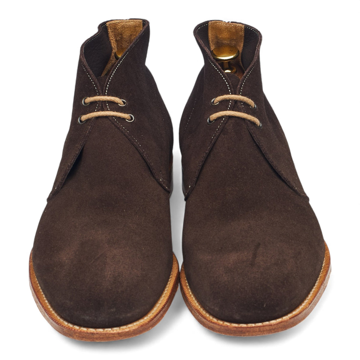 'Sahara' Brown Suede Chukka Boots UK 9 F
