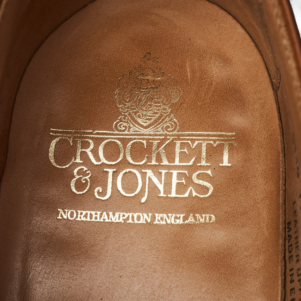 'Monkton' Tan Brown Leather Monk Strap UK 8.5 E