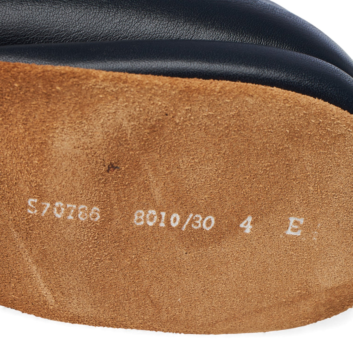 Women's 'Corinth 3' Navy Blue Leather Slippers UK 4 E