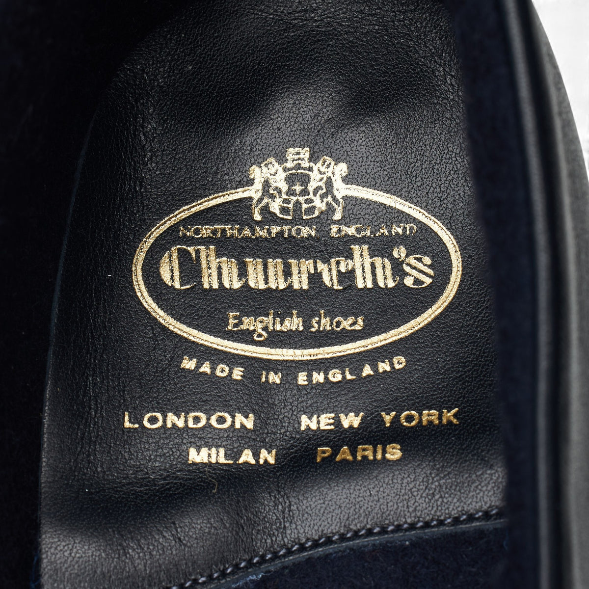 Women's 'Corinth 3' Navy Blue Leather Slippers UK 4 E