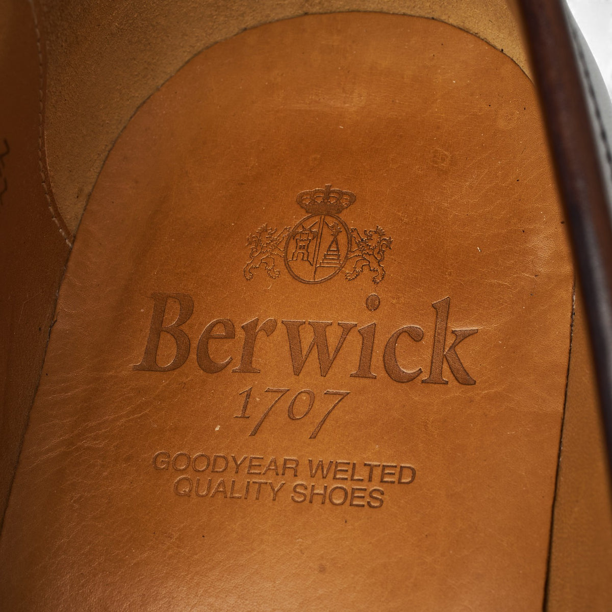 '9628' Dark Brown Leather Loafers UK 9