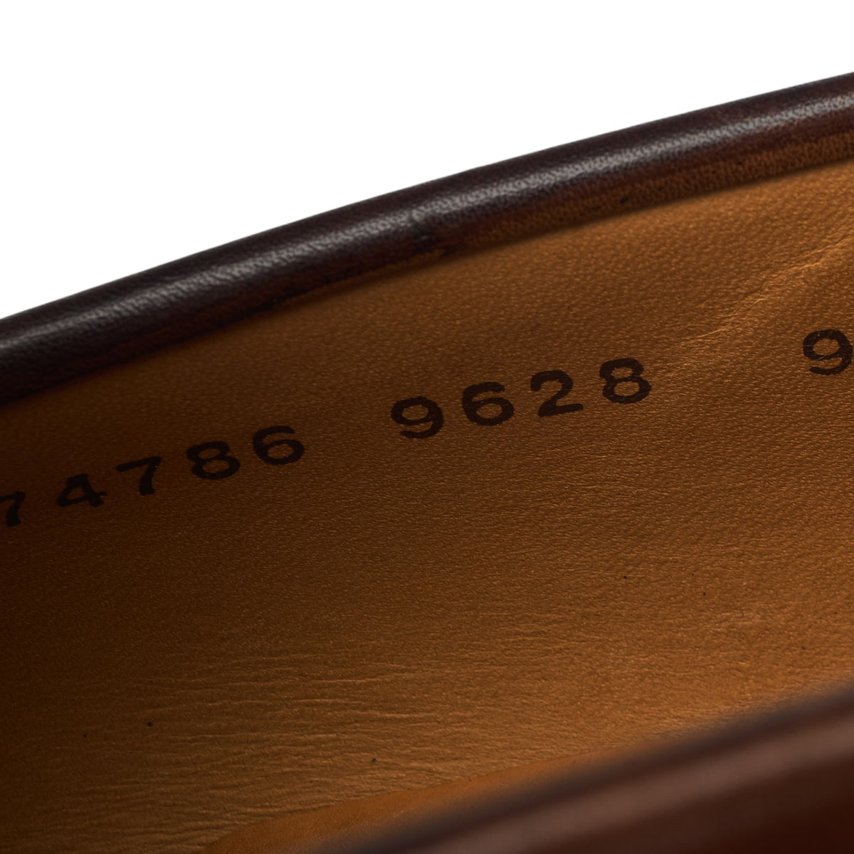 '9628' Dark Brown Leather Loafers UK 9