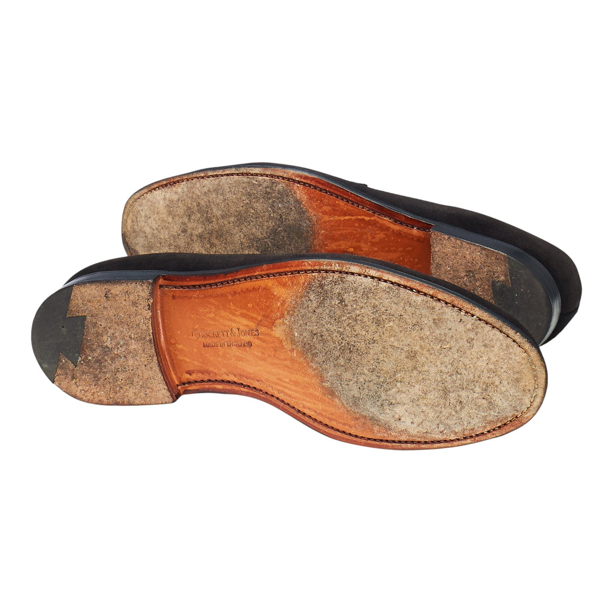 'Boston' Black Suede Loafers UK 6.5 E