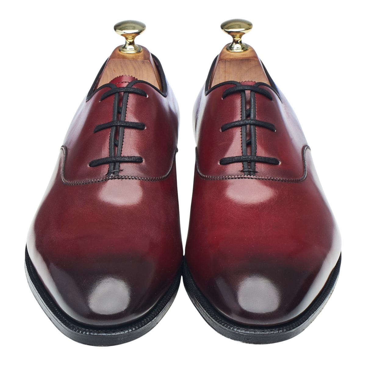 'Earl' Burgundy Leather Oxford UK 8 E