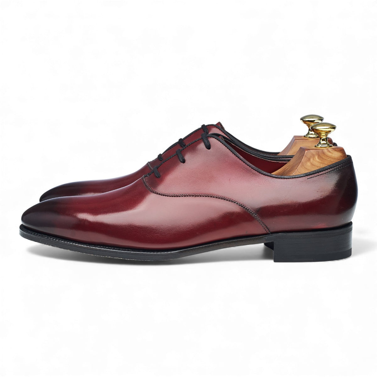 'Earl' Burgundy Leather Oxford UK 8 E