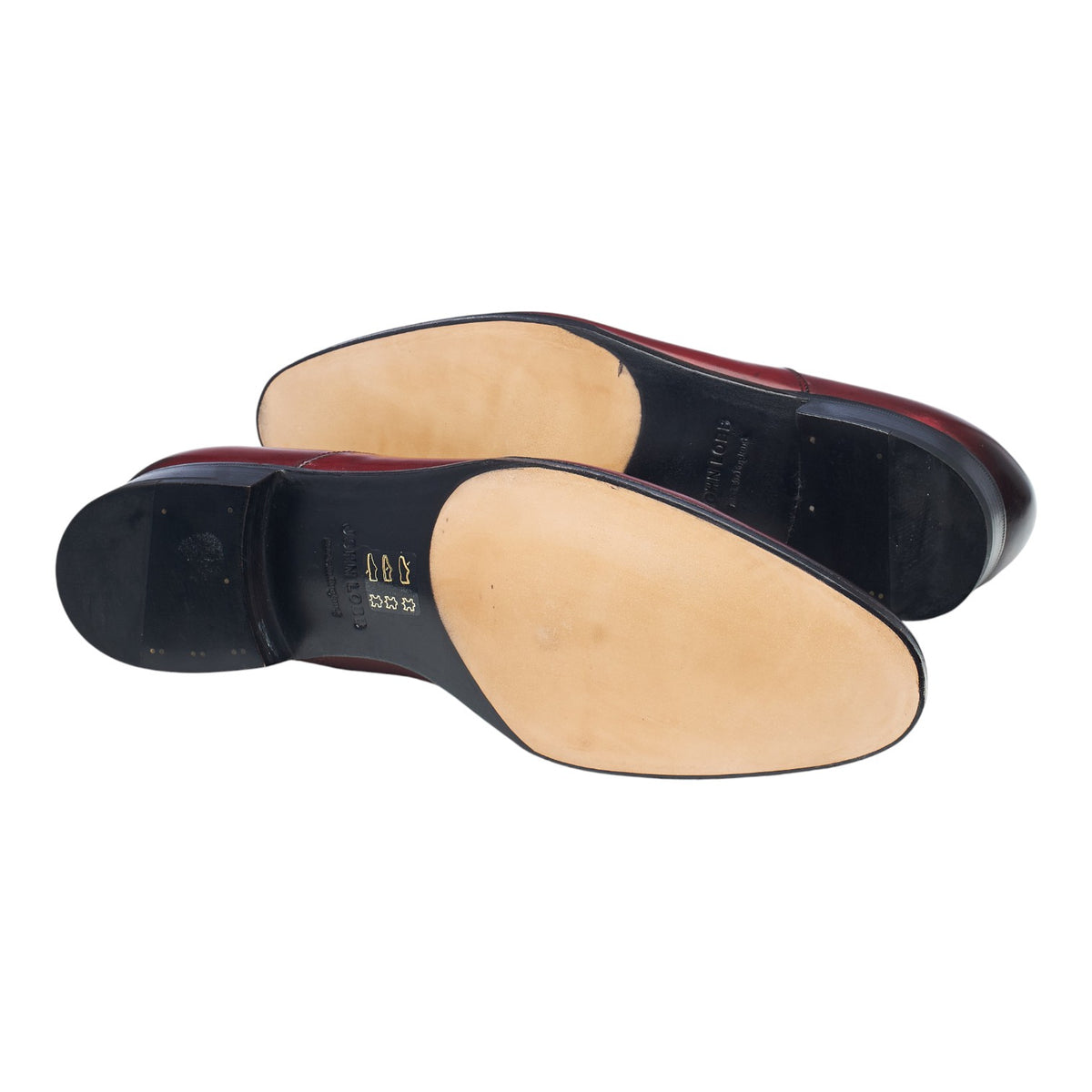 'Earl' Burgundy Leather Oxford UK 8 E