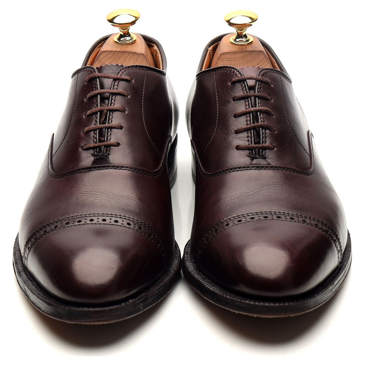 &#39;905&#39; Burgundy Leather Oxford UK 7.5 US 8 D