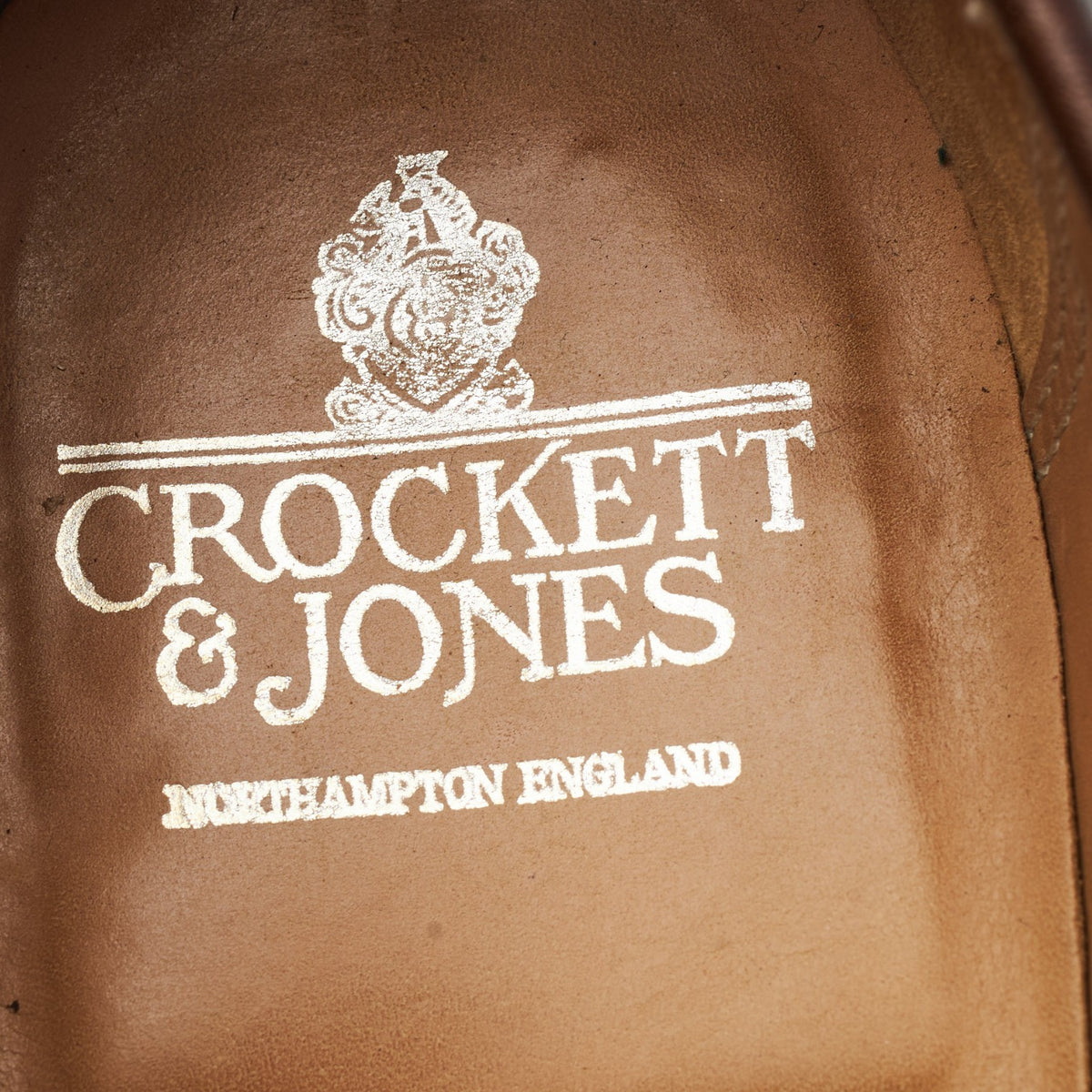 'Sydney' Dark Brown Leather Loafers UK 8.5 E