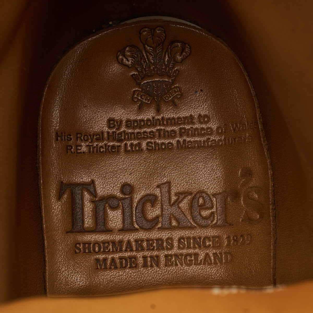 Women's 'Stephy' Tan Brown Leather Brogue Boots UK 4.5