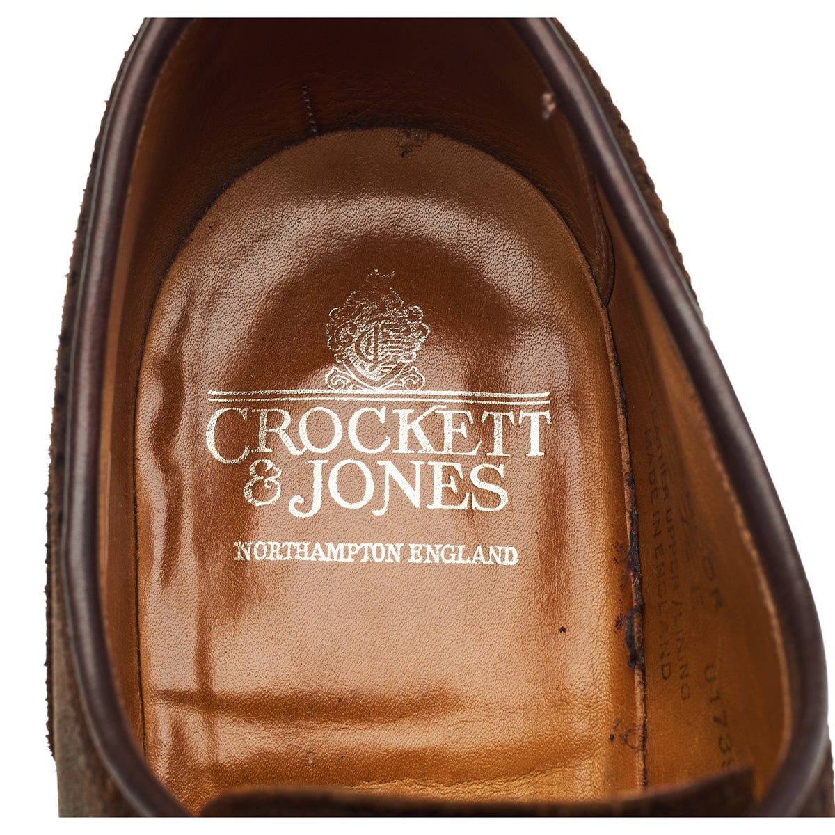 'Exmoor' Dark Brown Rough Out Suede Derby Brogues UK 7.5 E