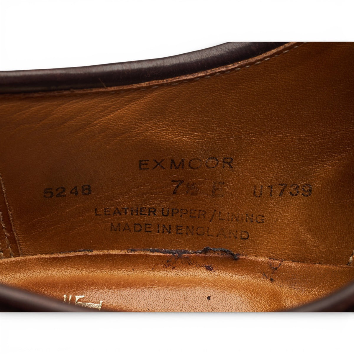 'Exmoor' Dark Brown Rough Out Suede Derby Brogues UK 7.5 E