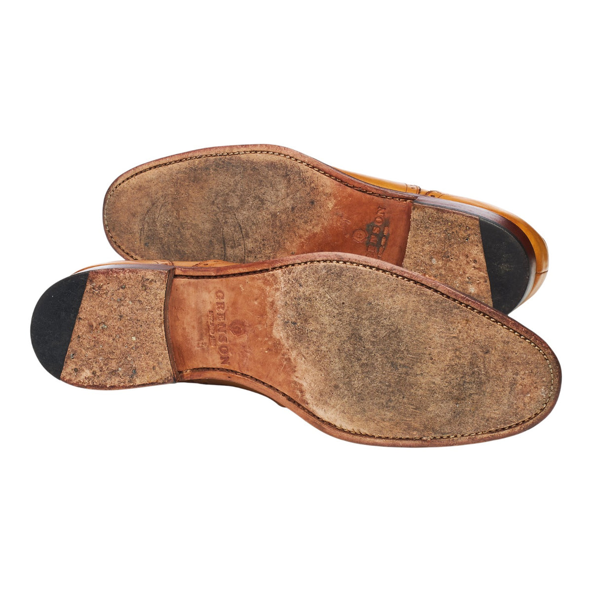 'Tom' Tan Brown Leather Oxford Brogues UK 8.5 F