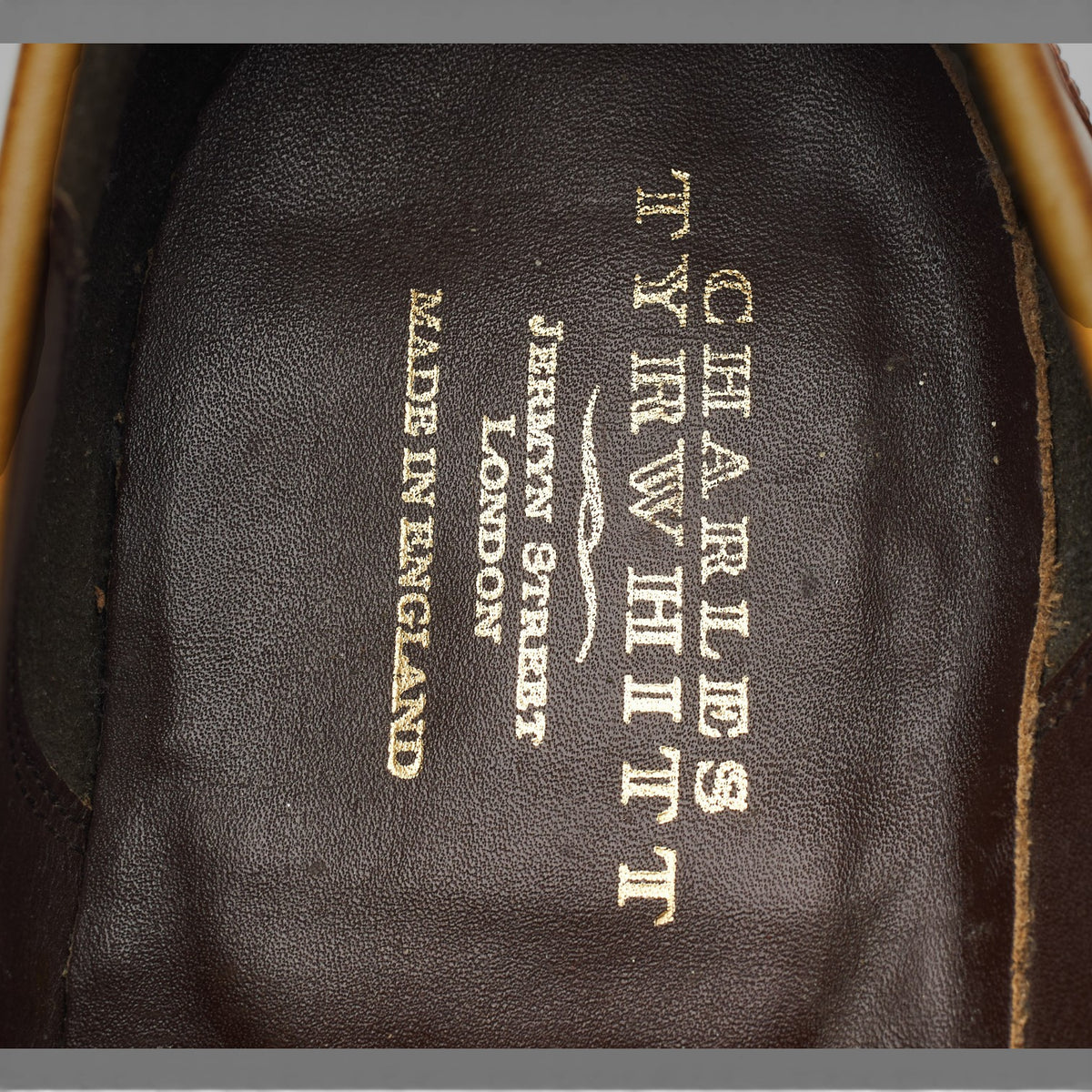 Charles Tyrwhitt Tan Brown Leather Loafers UK 10.5 F