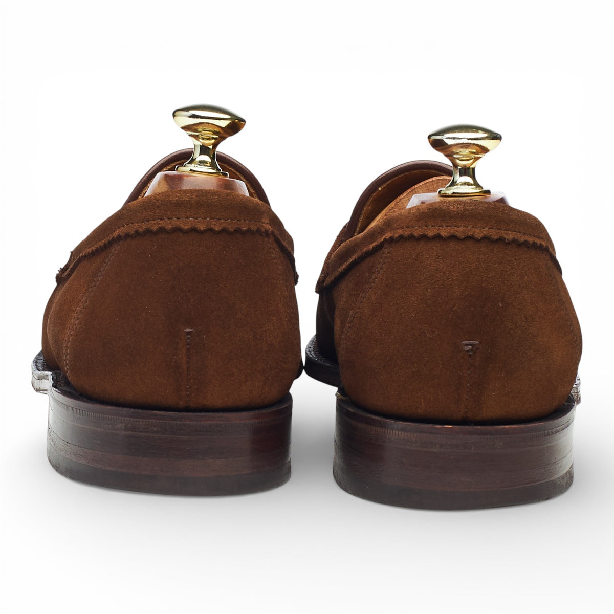 Gordon Scott Snuff Brown Suede Loafers UK 7 F