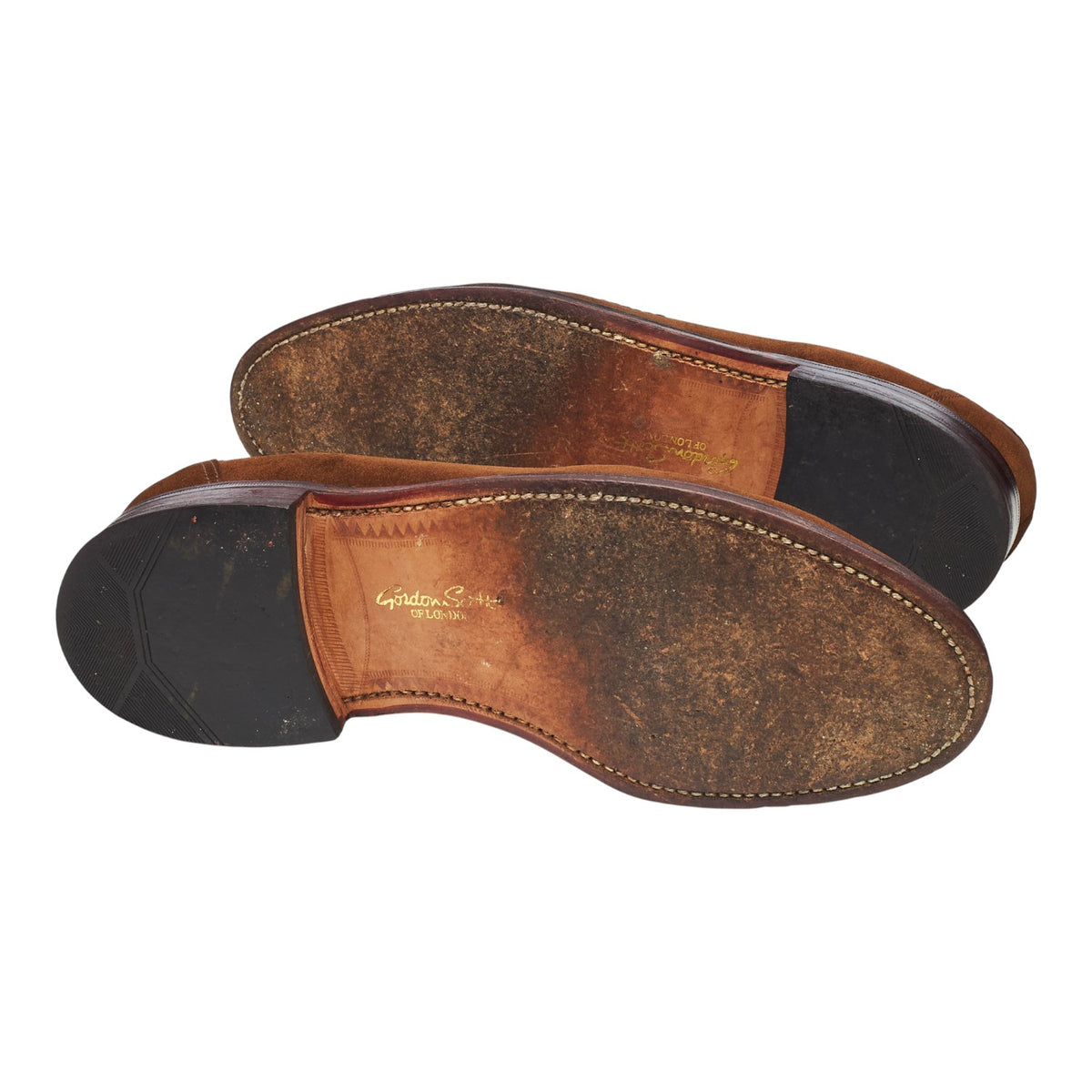 Gordon Scott Snuff Brown Suede Loafers UK 7 F