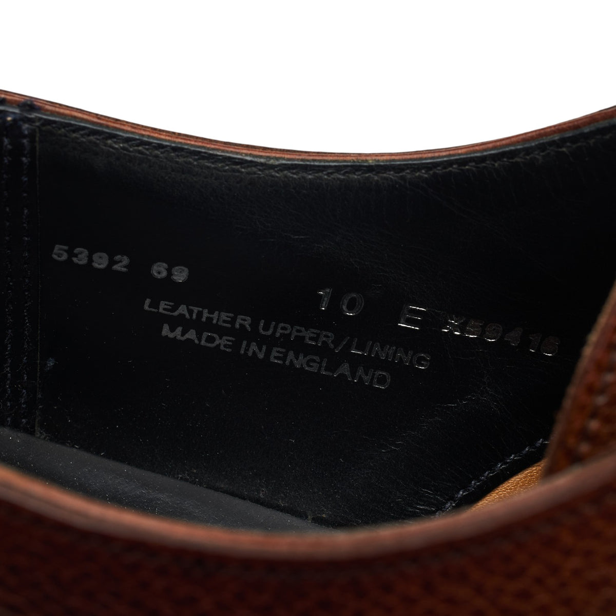 Richard James Brown Grain Leather Split Toe Derby UK 10 E