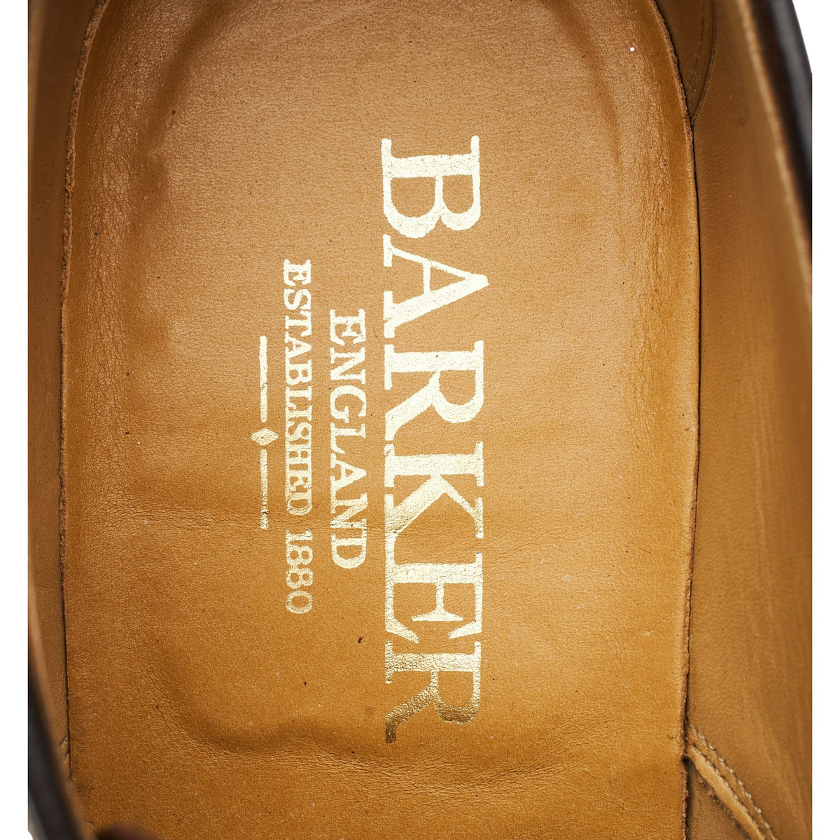 'Peebles' Dark Brown Grain Leather Derby UK 11 F