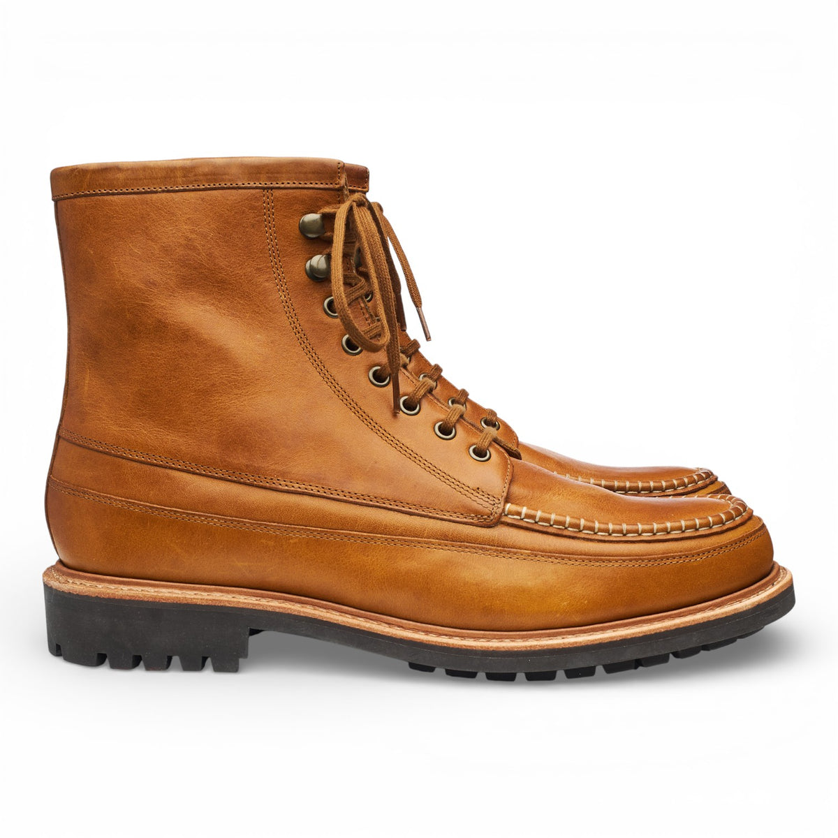 'Kinsey' Tan Brown Leather Boots UK 11.5 G