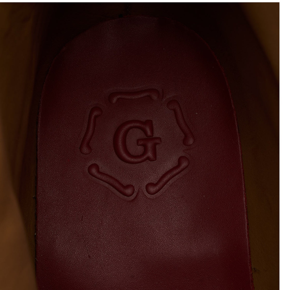 'Kinsey' Tan Brown Leather Boots UK 11.5 G