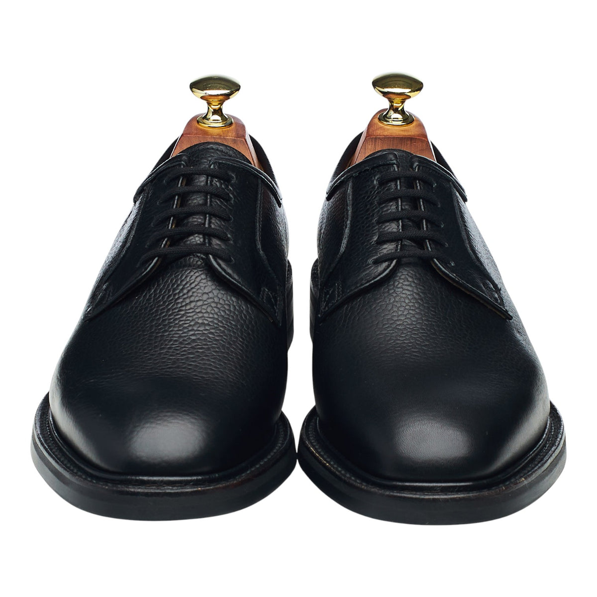 Shipton & Heneage 'Fernie' Black Grain Leather Derby UK 7 F