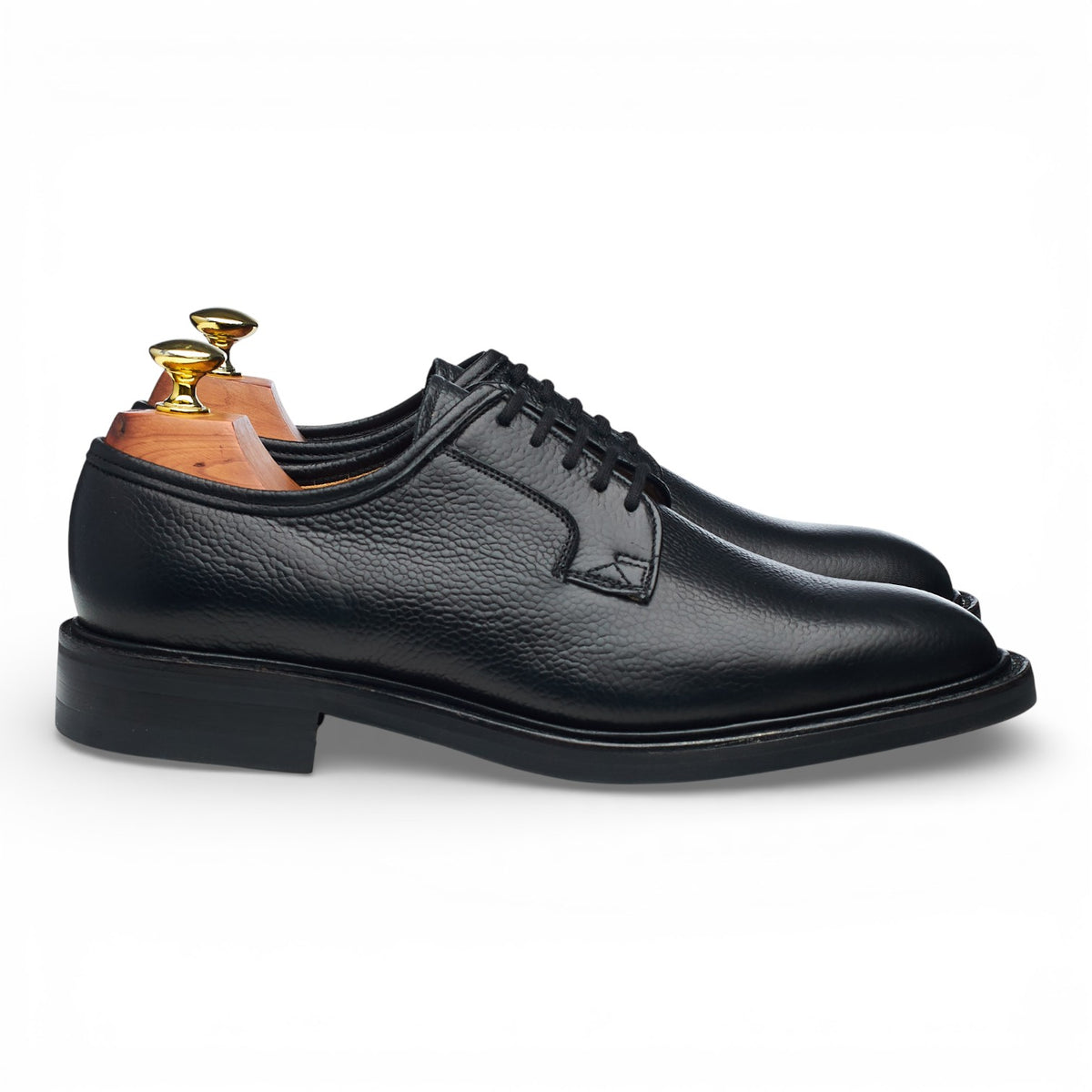 Shipton & Heneage 'Fernie' Black Grain Leather Derby UK 7 F