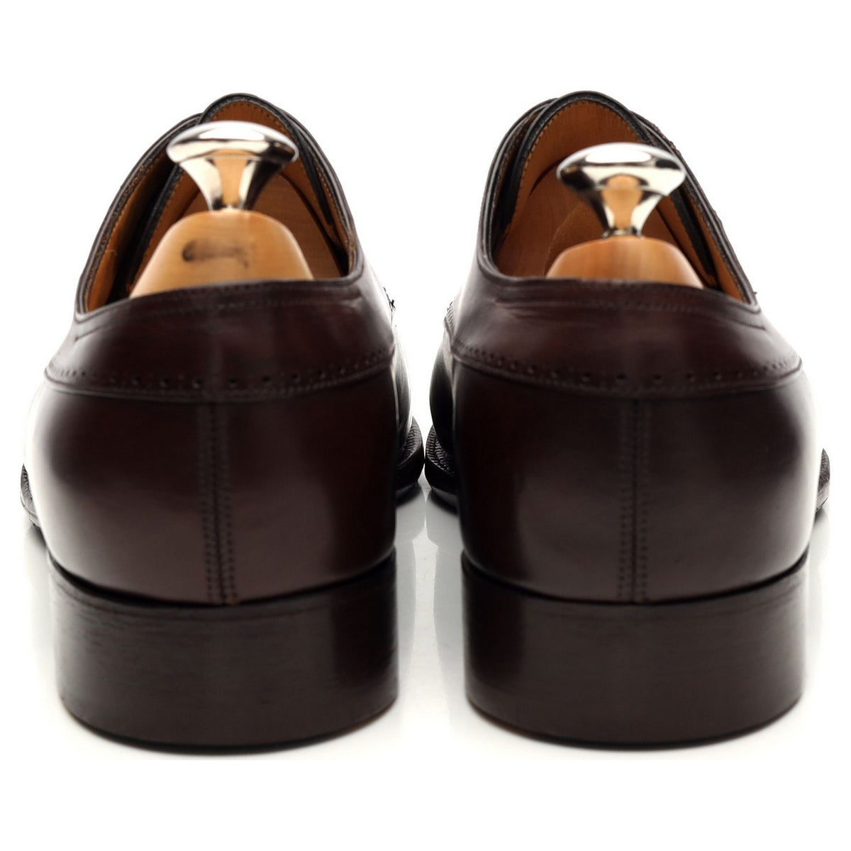 &#39;Haddon&#39; Dark Brown Leather Derby UK 7.5 E