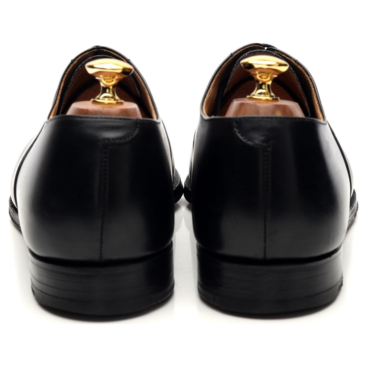 &#39;Connaught&#39; Black Leather Oxford UK 10 E