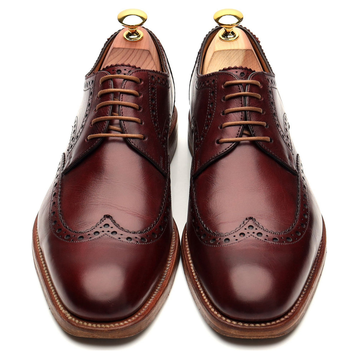 Design &#39;Rankin&#39; Burgundy Leather Derby Brogue UK 7 F