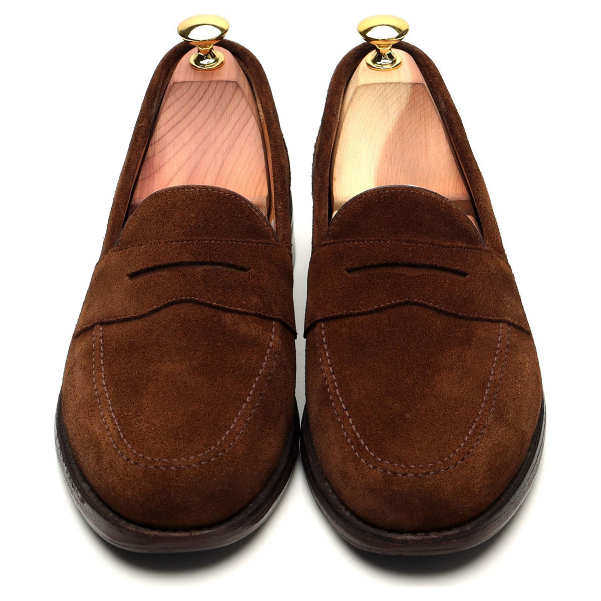 &#39;Eton&#39; Brown Suede Loafer UK 7.5 F