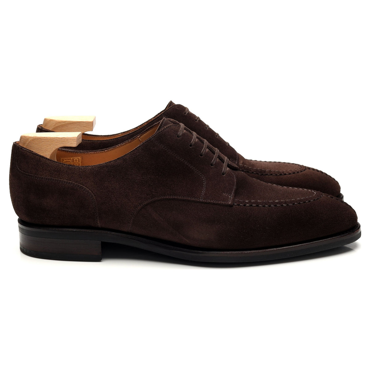 &#39;136 Artista&#39; Dark Brown Suede Derby UK 7.5 G