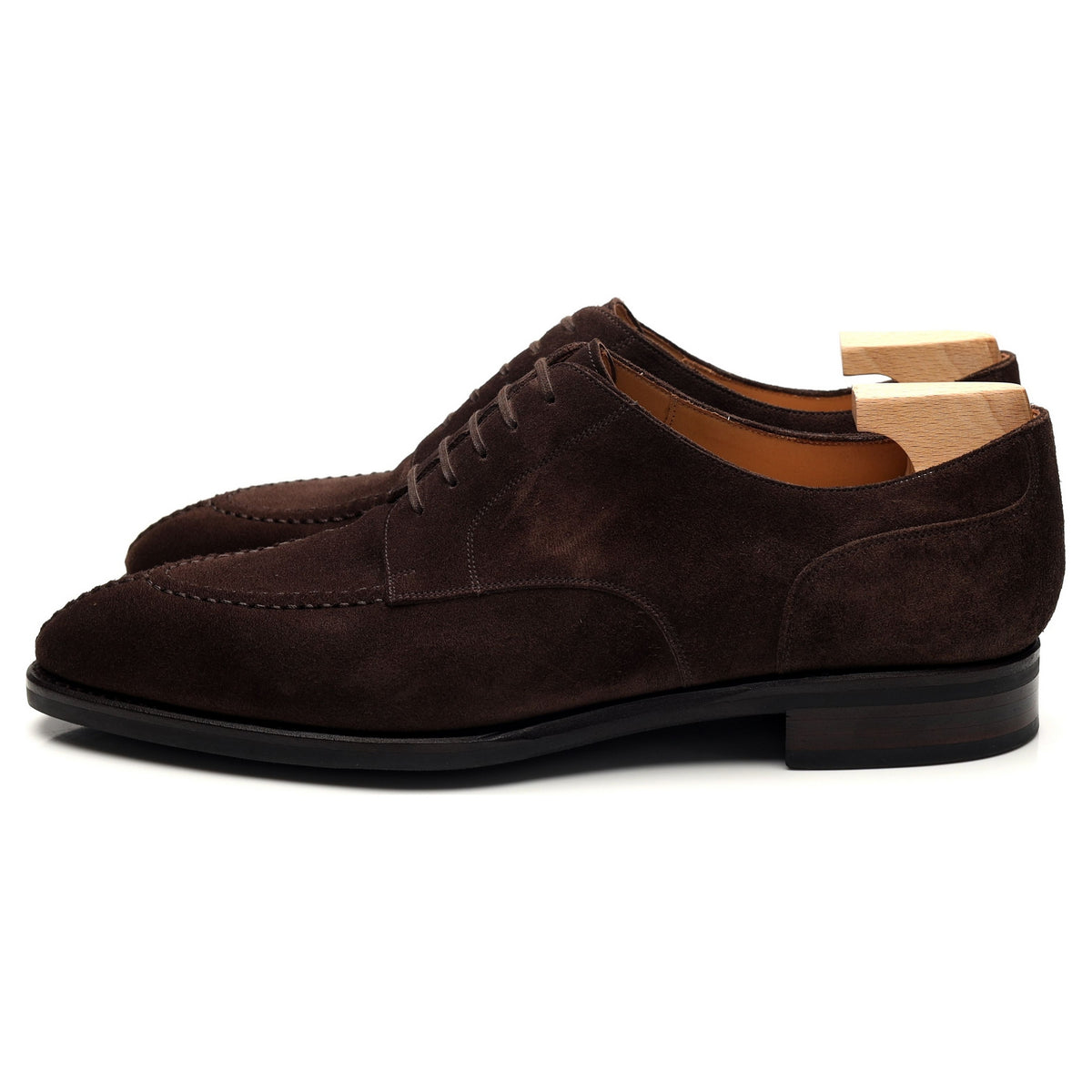 &#39;136 Artista&#39; Dark Brown Suede Derby UK 7.5 G