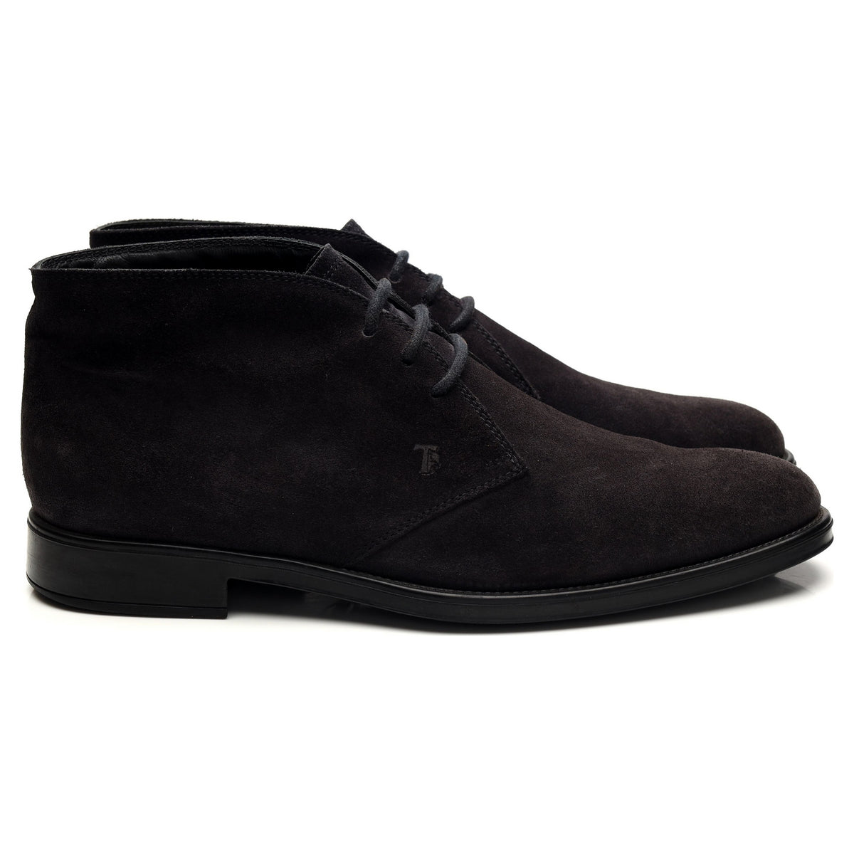 Navy Blue Suede Chukka Boots UK 8