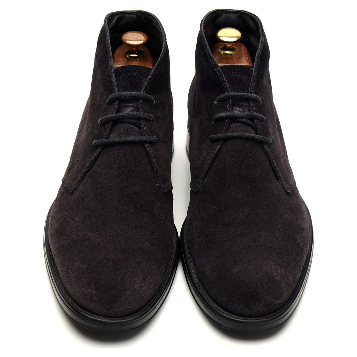 Navy Blue Suede Chukka Boots UK 8