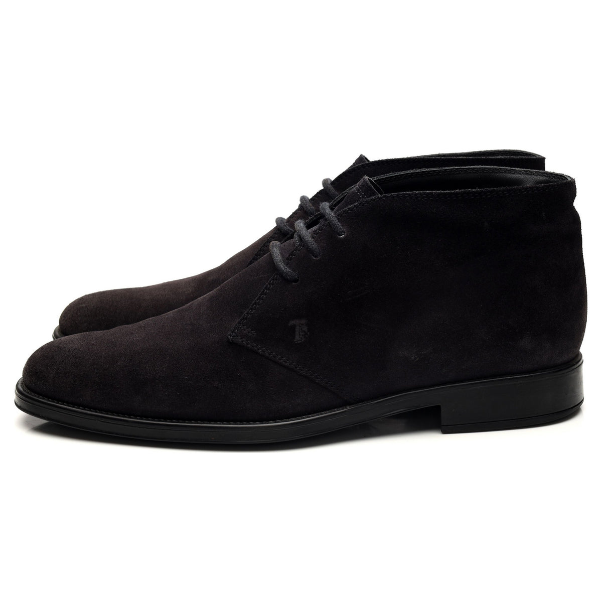 Navy Blue Suede Chukka Boots UK 8