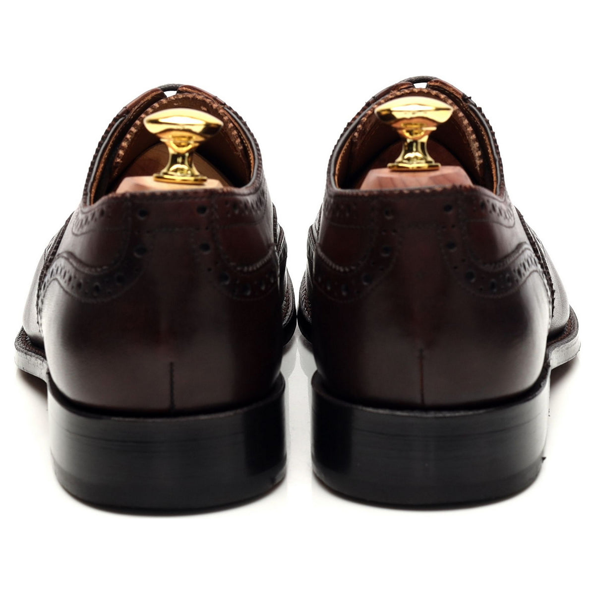 &#39;Dylan&#39; Dark Brown Leather Oxford Brogue UK 7 F