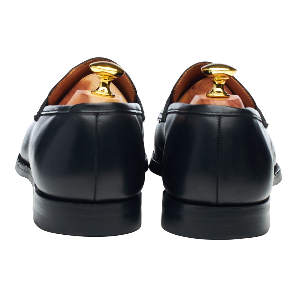 'Sydney' Black Leather Loafers UK 7 E