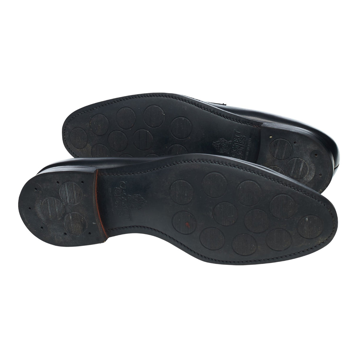 'Sydney' Black Leather Loafers UK 7 E