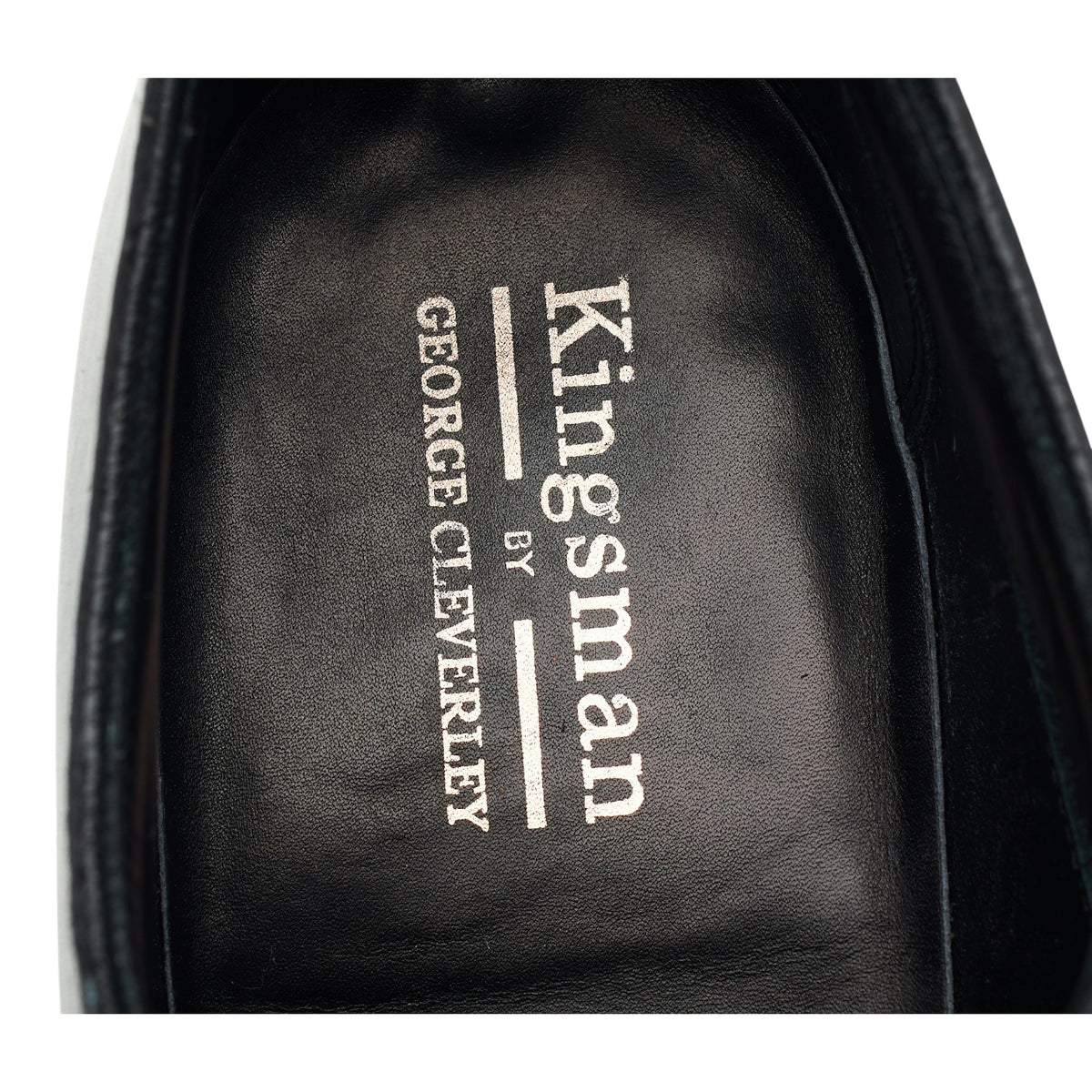 Kingsman 'Harris' Black Leather Oxford UK 10 E