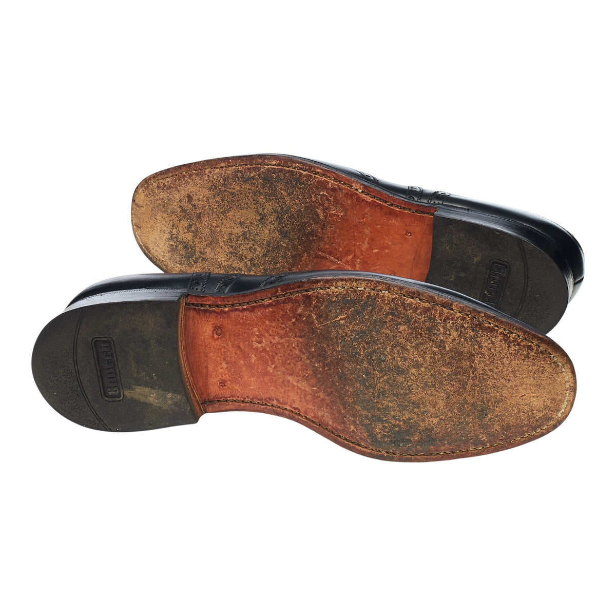 'Nene' Black Leather Oxford Brogues UK 8 G