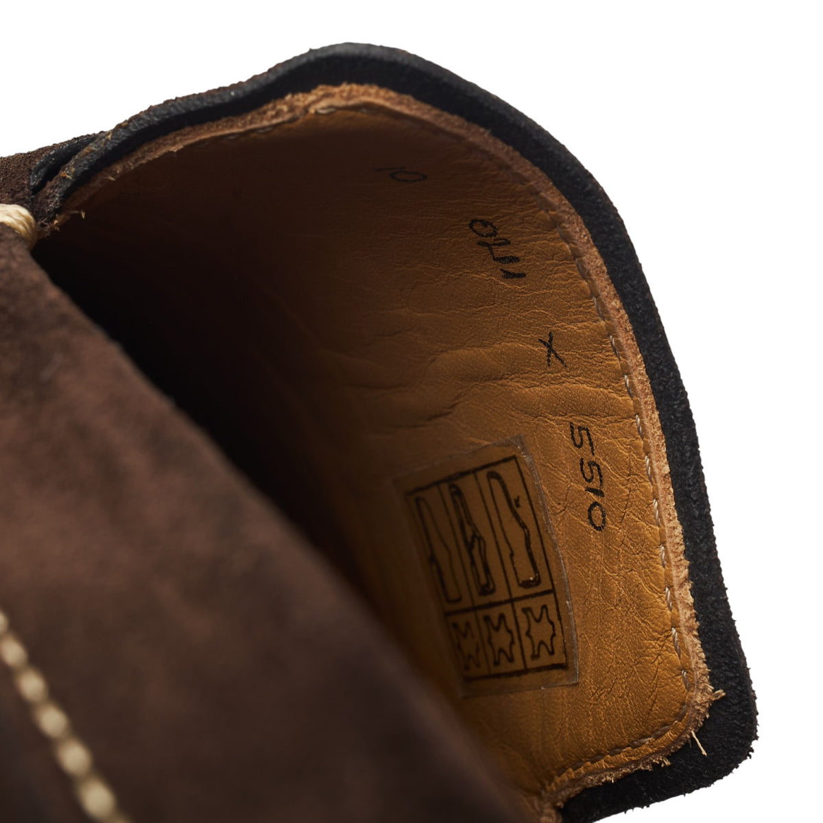 Dark Brown Suede Loafers UK 10