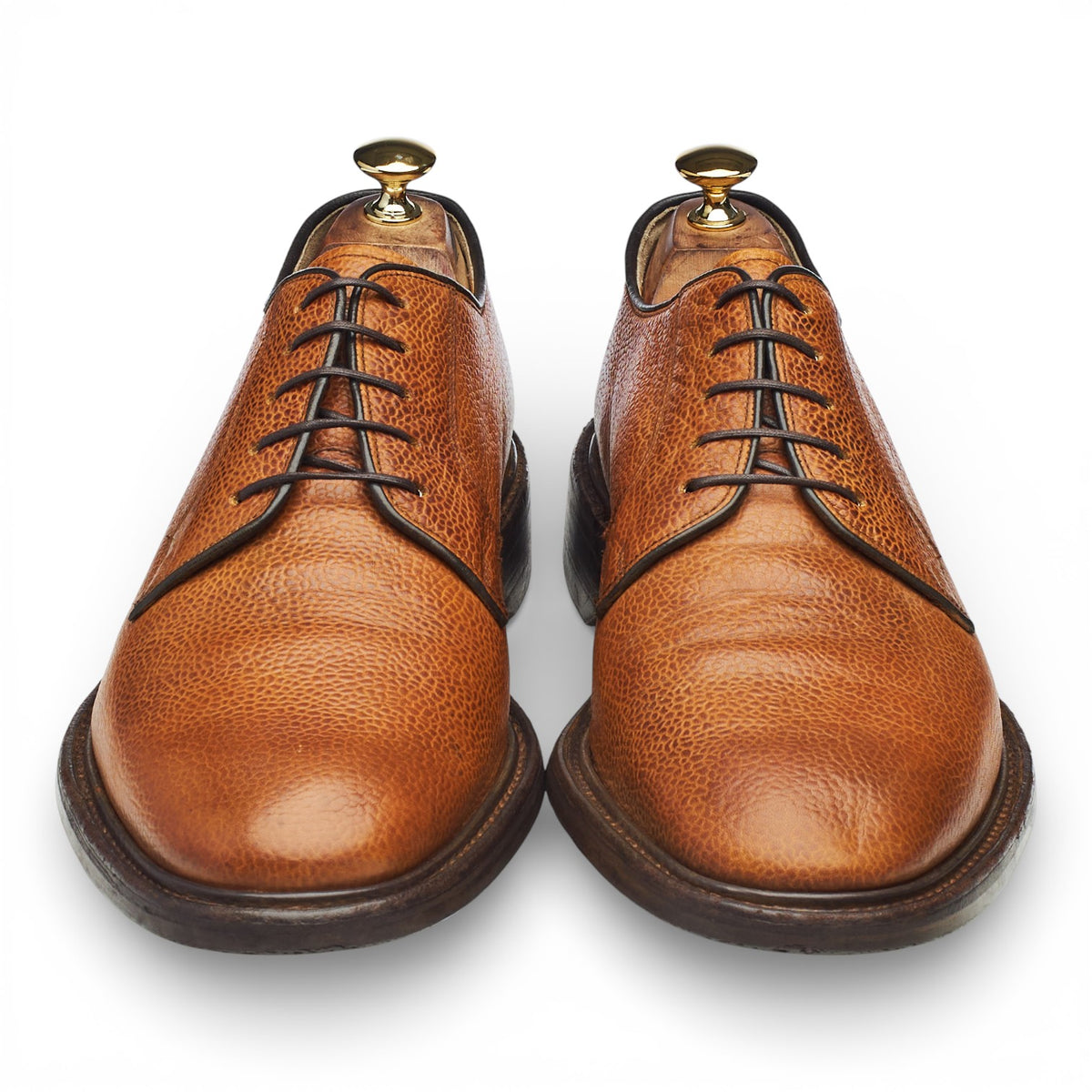 'Nairn' Tan Brown Grain Derby UK 10.5 F