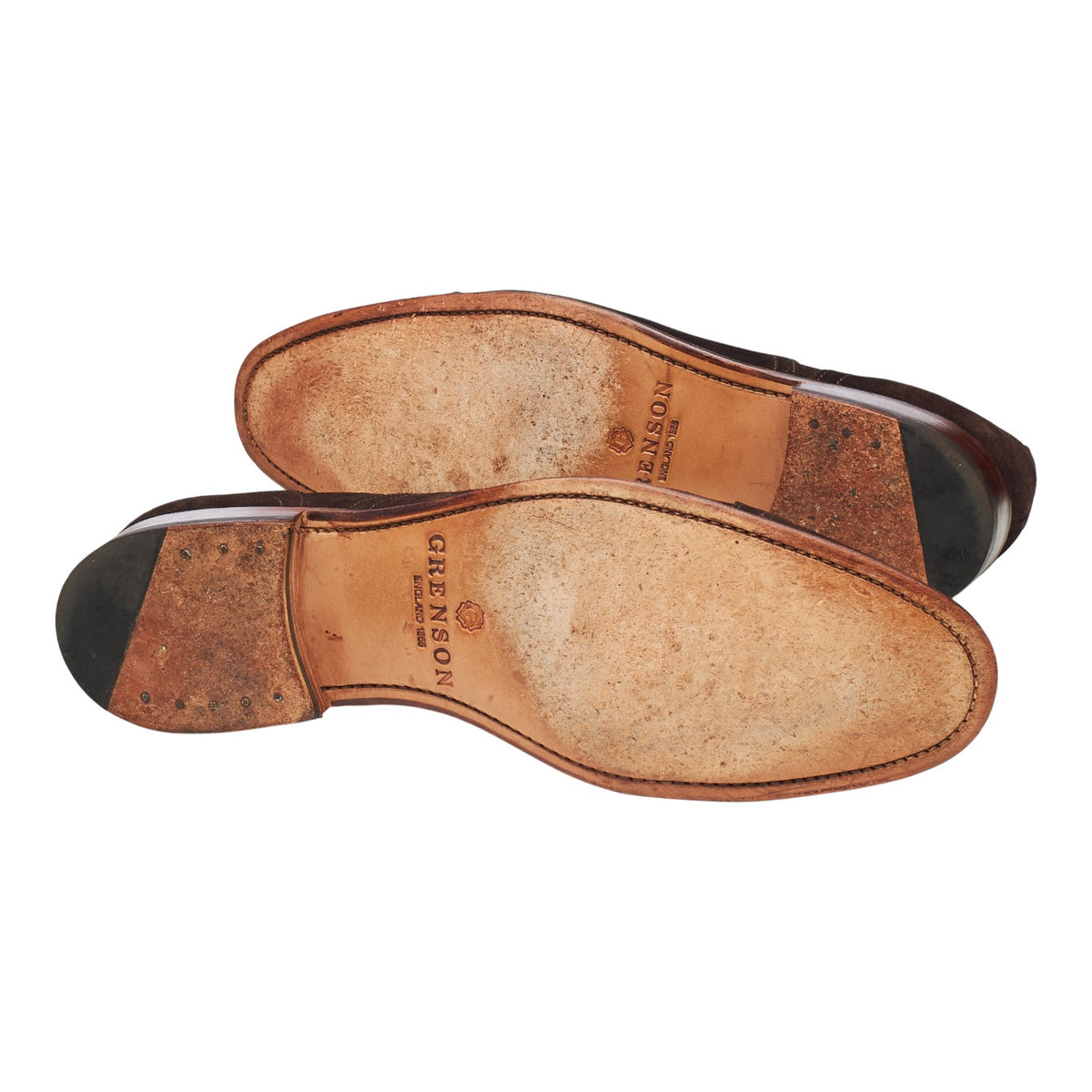 'Tom' Dark Brown Suede Oxford Brogues UK 8 F