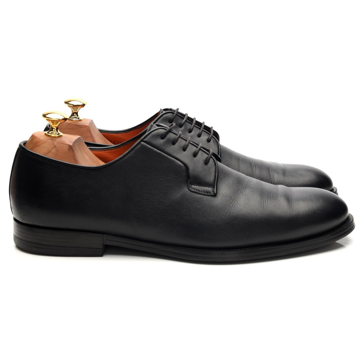 Black Leather Derby UK 9.5