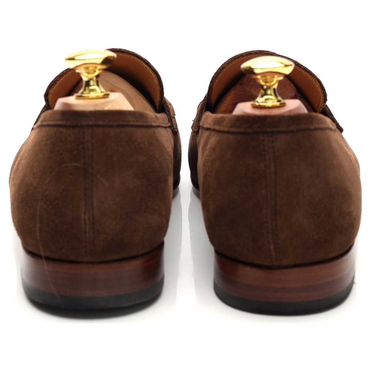 &#39;Ledley&#39; Brown Suede Loafers UK 7 F