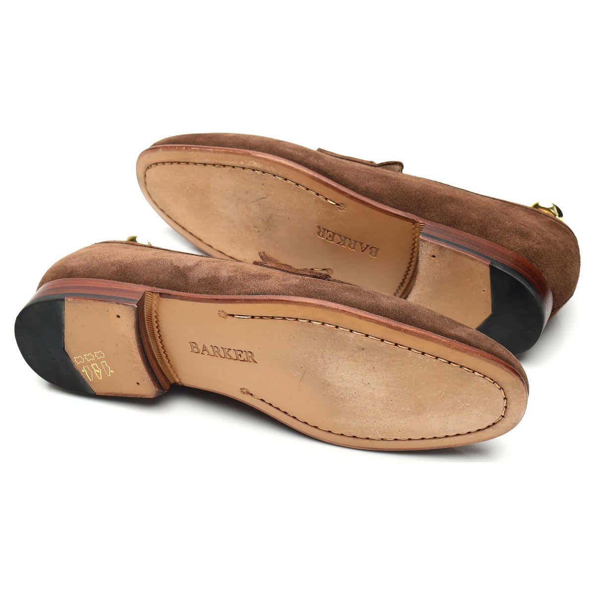 &#39;Ledley&#39; Brown Suede Loafers UK 7 F