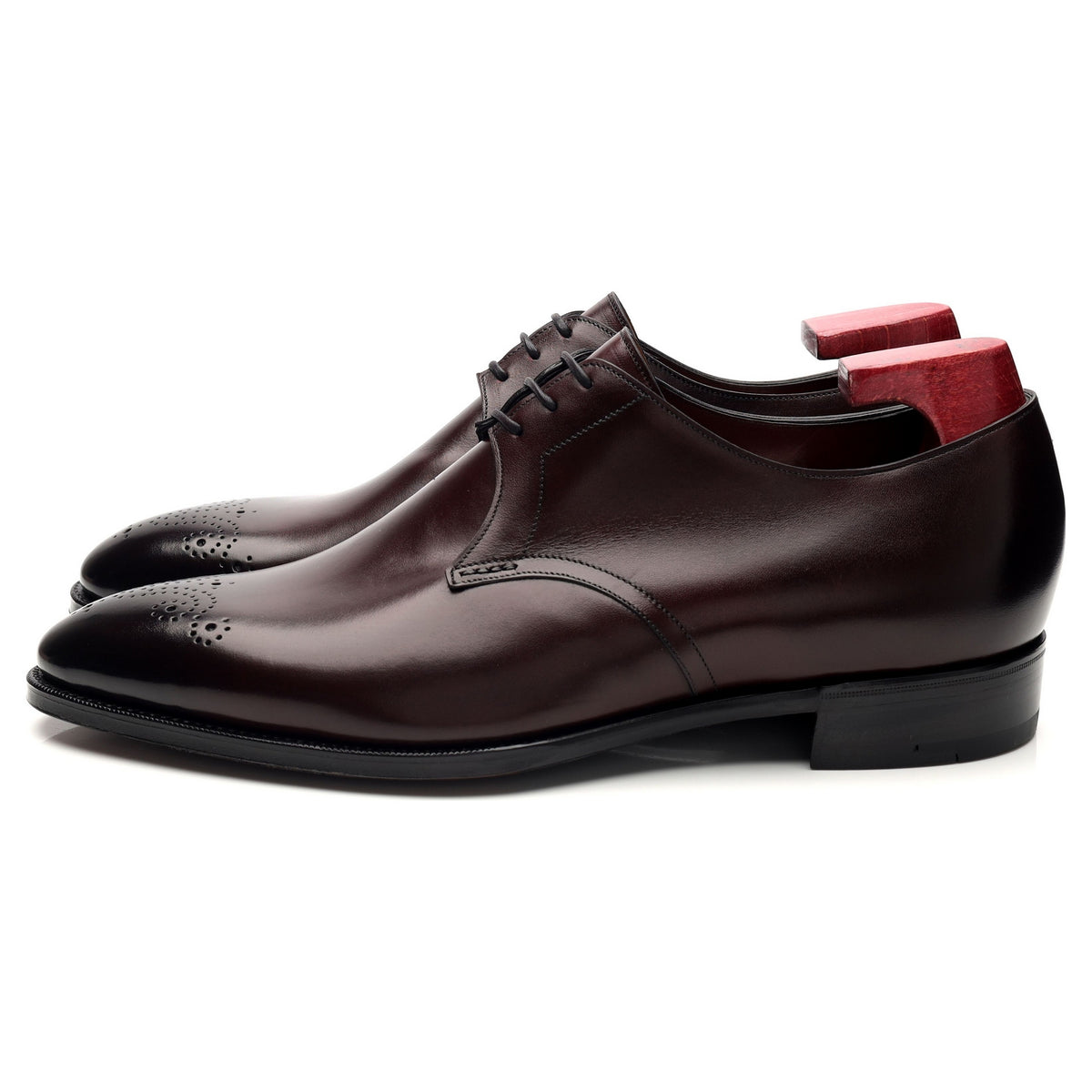 &#39;Fairmont&#39; Burgundy Leather Derby UK 8.5 F