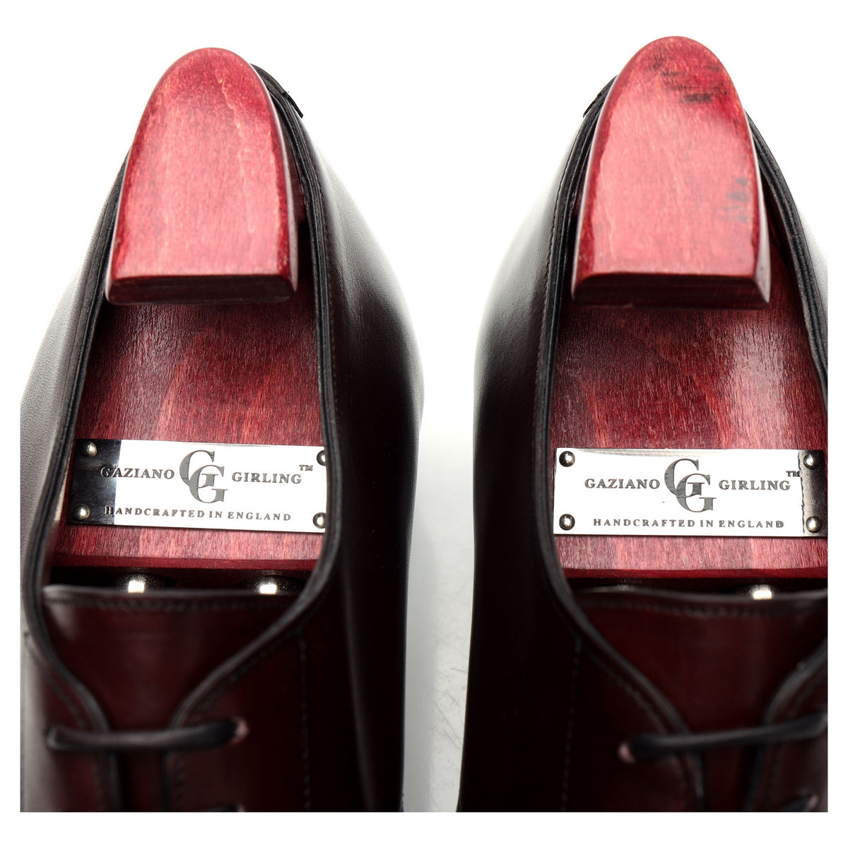 &#39;Fairmont&#39; Burgundy Leather Derby UK 8.5 F