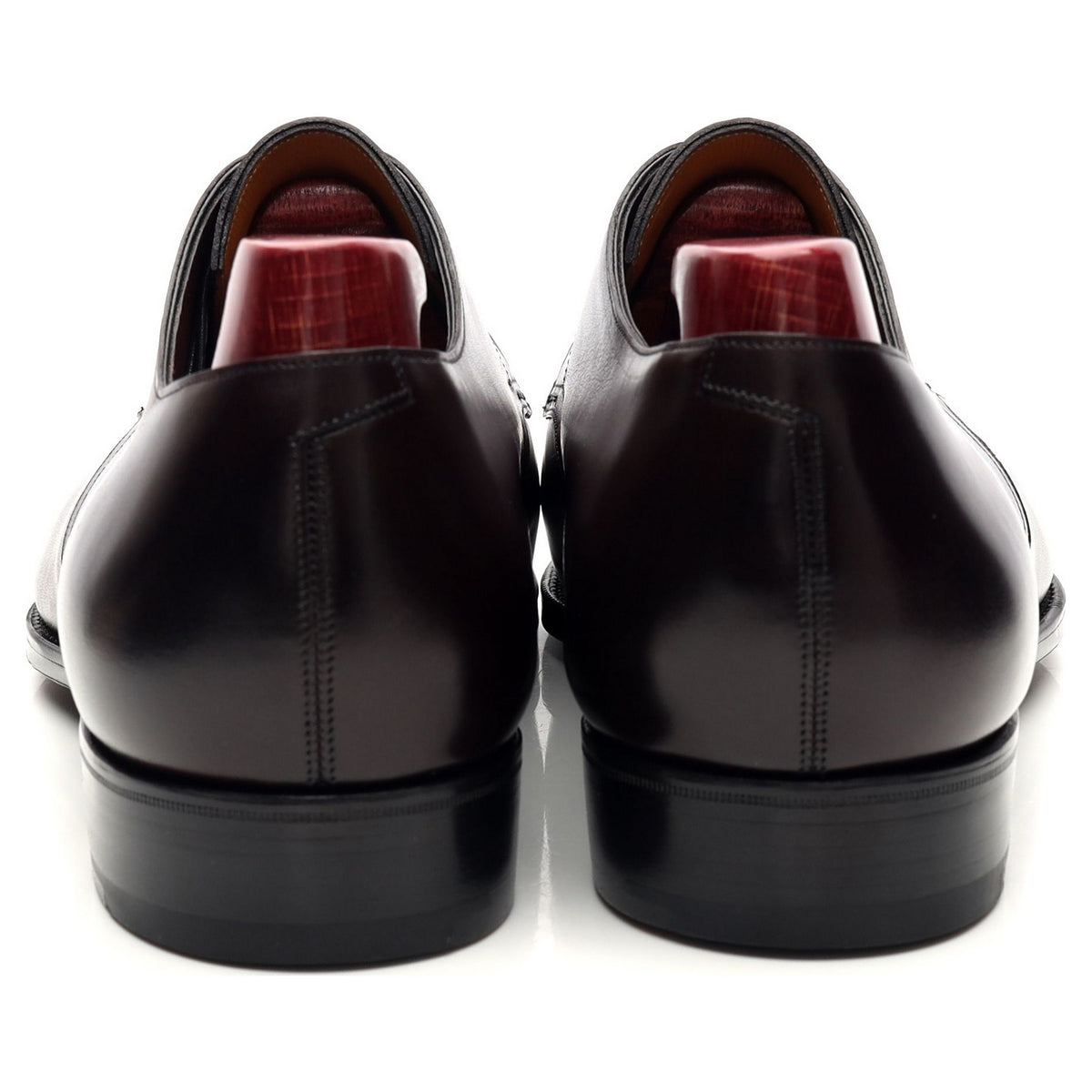 &#39;Fairmont&#39; Burgundy Leather Derby UK 8.5 F
