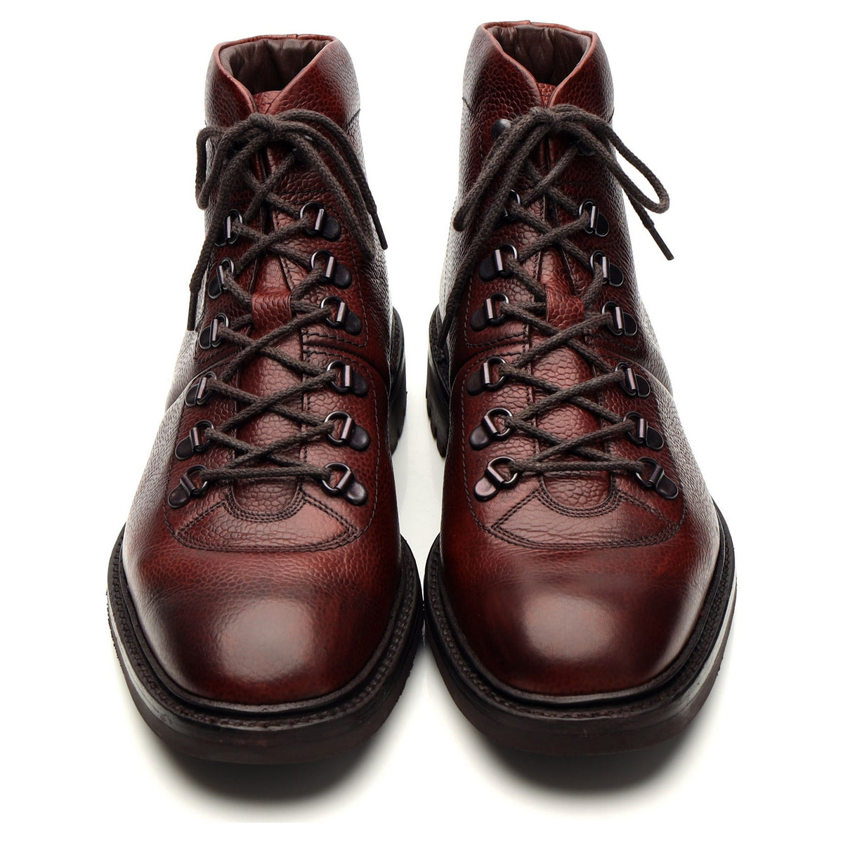 1880 &#39;Hiker&#39; Oxblood Grain Leather Boots UK 9 F